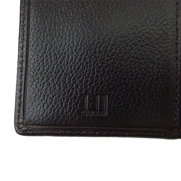 DUNHILL Card Case Windsor PVC x Leather Authentic - Picture 3 of 9